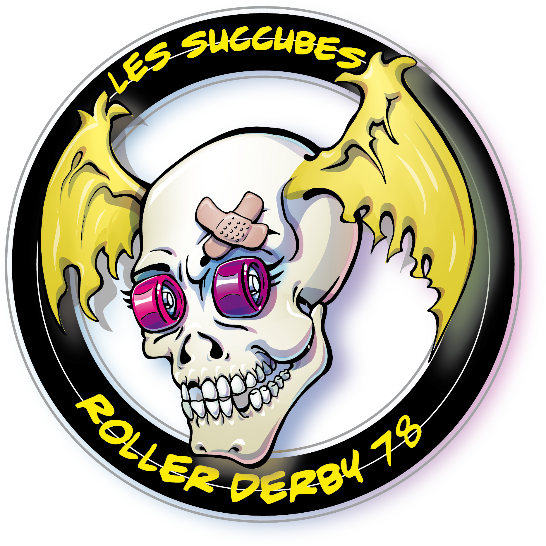 Logo officiel Les Succubes Roller Derby 78